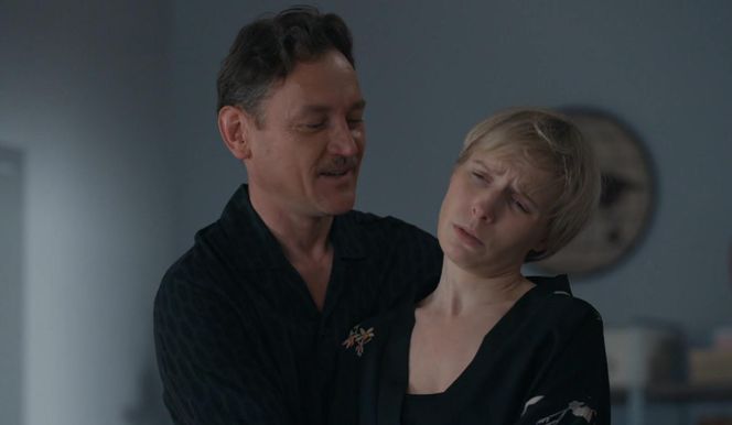 Barwy szczęścia odc. 3250. Robert Stefaniak (Paweł Ławrynowicz), Sonia (Weronika Nockowska)