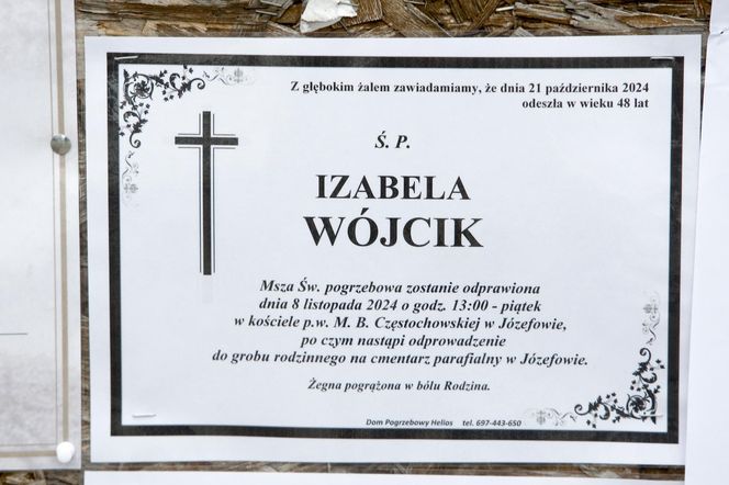 Pogrzeb Izabeli Wójcik