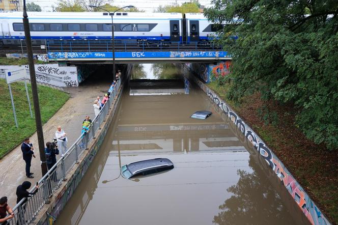 Warszawa zalana po burzy