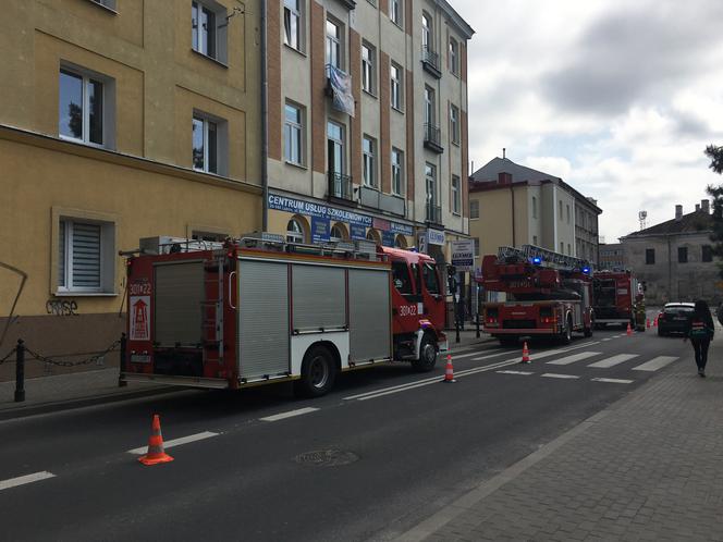 Lublin: Pożar w szkole w centrum miasta. Ewakuacja uczniów