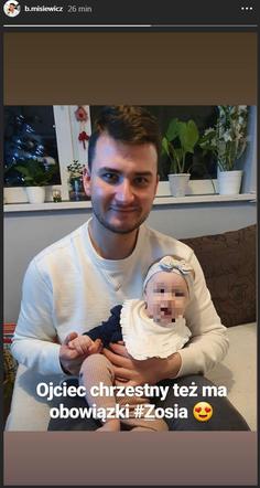 Misiewicz został ojcem! Pokazał zdjęcie ze śliczną dziewczynką 