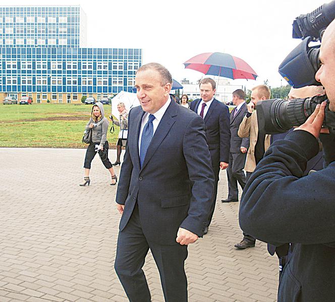 Grzegorz Schetyna otworzył nieczynne lądowisko