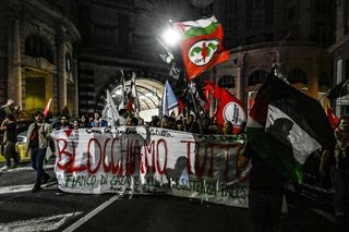 Demonstracja propalestyńska we Włoszech