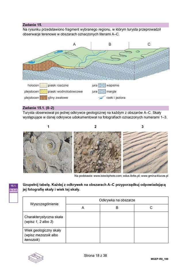 Matura próbna 2024 geografia