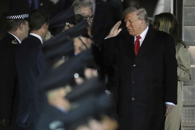 Donald Trump dziś spotka się z królem! Prezydent już w Wielkiej Brytanii