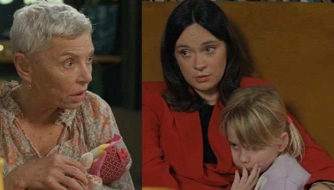 Barwy szczęścia, odcinek 3180. Krystyna (Hanna Bieluszko), Natalia (Maria Dejmek), Lea (Lena Sobota)