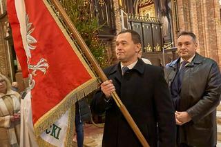 Na nowym sztandarze powiatu siedleckiego widnieje m.in. herb tego regionu