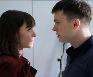 M jak miłość odc. 1887. Tomek Kubicki (Chris Cugowski), Justyna (Marta Malinowska)