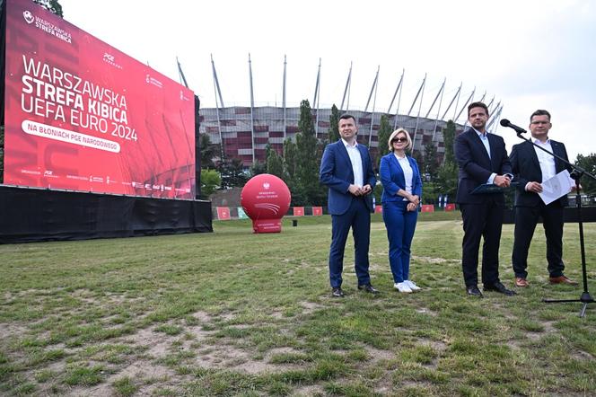 Warszawska Strefa Kibica na Euro 2024 - konferencja prasowa