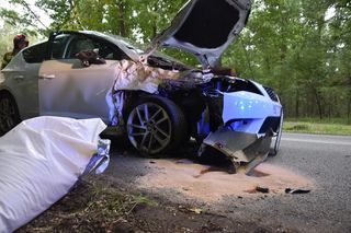 Wypadek koło Gryżyny