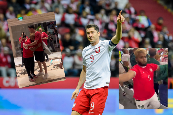 Robert Lewandowski Przytula Kibica Który Stał Się Hitem Internetu Zmienił Koszulkę I Spełnił 4841