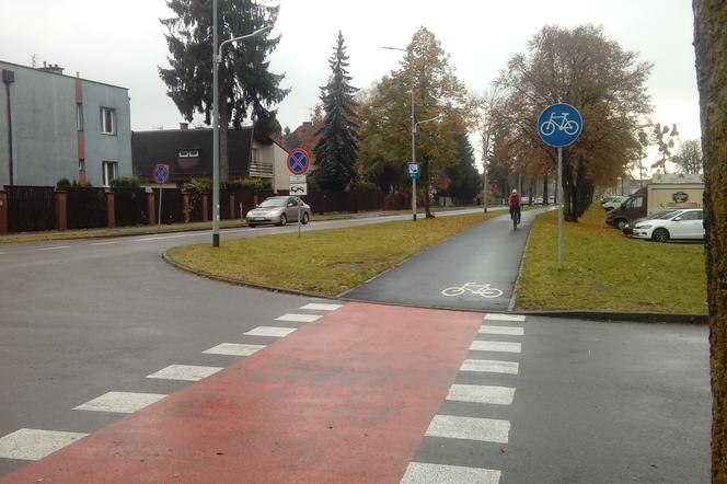 Nowa ścieżka rowerowa przy Kościuszki w Elblągu