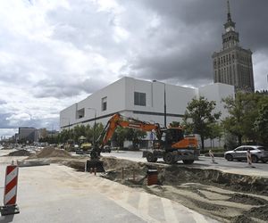 Remont torowiska na ul. Marszałkowskiej (sierpień 2025)