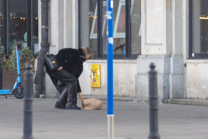 Małgorzata Socha w pogoni za torbą