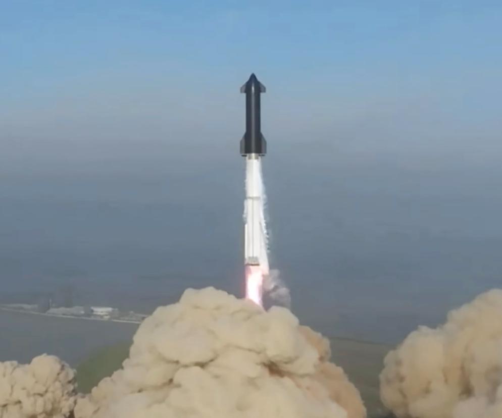 Lot testowy rakiety Starship