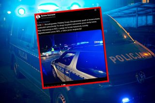 Dron wojskowy spadł w Inowrocławiu. Uszkodził dwa samochody i budynek!