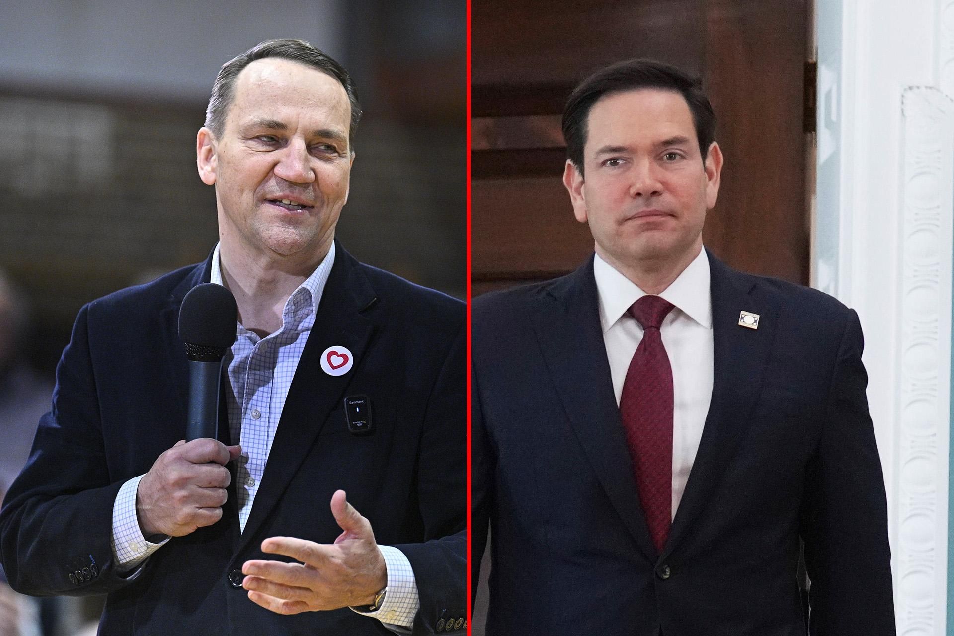 Sikorski rozmawiał z Rubio. Wojna na Ukrainie w tle