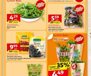 Warzywa i owoce z Polski taniej w Auchan. Promocje od 03.07 nawet do 50%!