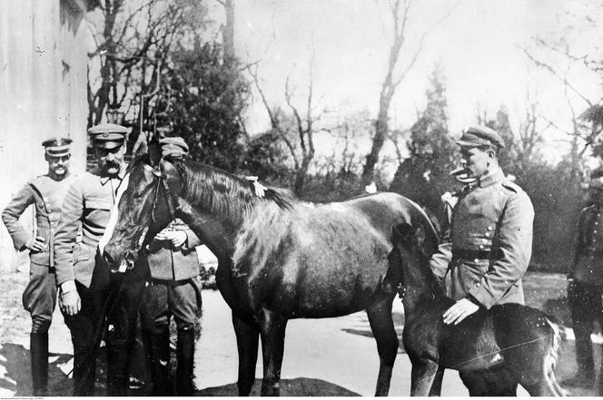 Józef Piłsudski z Kasztanką