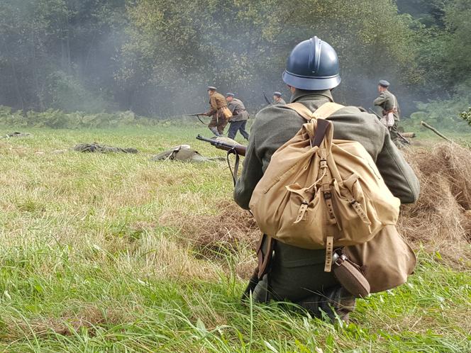 Inscenizacja Bitwy Warszawskiej w Gilowicach