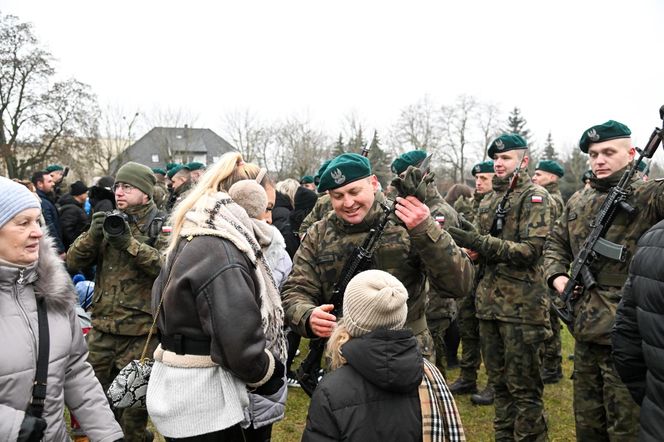 Przysięga żołnierzy zasadniczej służby wojskowej w Choszcznie