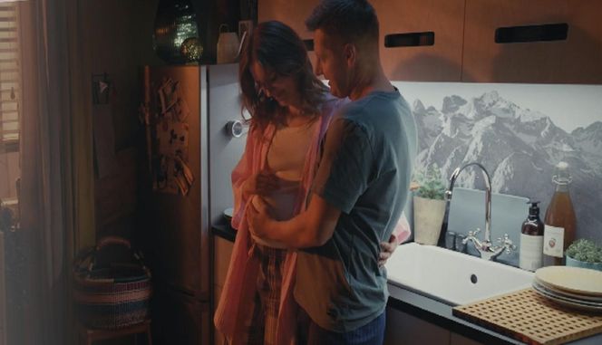 	M jak miłość odc. 1855. Paweł (Rafał Mroczek), Franka (Dominika Kachlik)