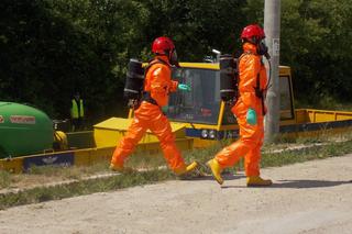 Wyciek niebezpiecznej substancji w jednym z magazynów w Lublinie! Ewakuacja pracowników!