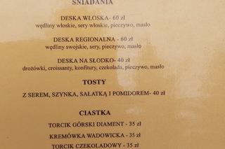 Majówka 2023 w Zakopanem. Sprawdziliśmy ceny posiłków