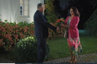 M jak miłość, odcinek 1841. Aleksandra (Małgorzata Pieczyńska), Erwin (Andrzej Dopierała)