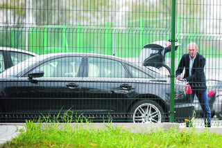 Franciszek Smuda / trener Wisła Kraków / Audi A6