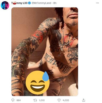 Tommy Lee szokuje! Perkusista Mötley Crüe wstawił na swoje sociale KOMPLETNIE nagie zdjęcie