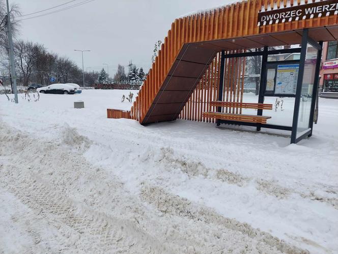 Starachowice zasypane śniegiem