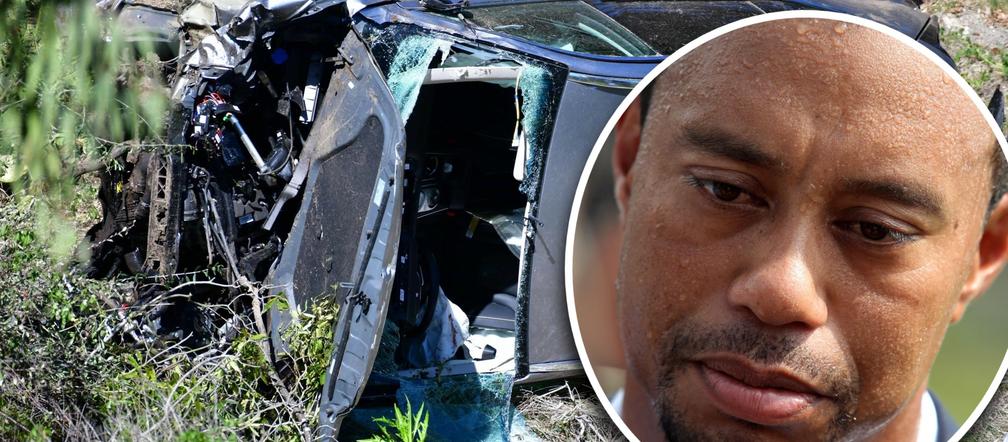 Tiger Woods - zdjęcia z wypadku