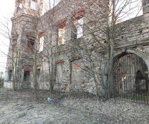 Ruiny Pałacy Tarłów w Podzamczu Piekoszowskim