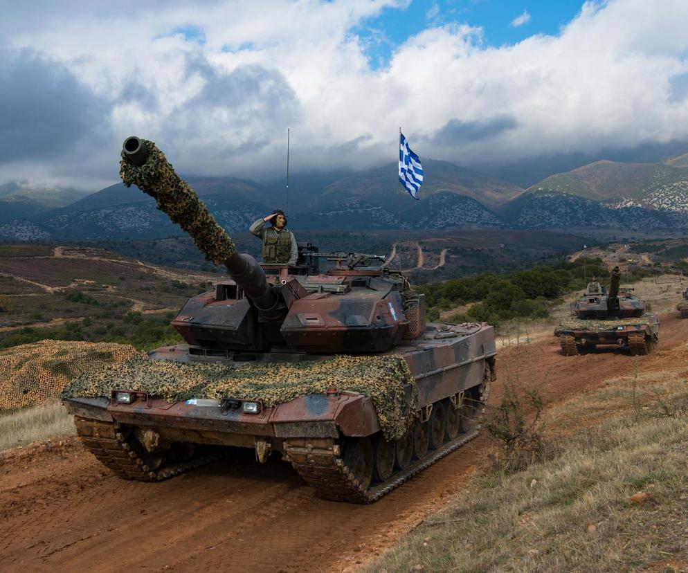 Greckie czołgi Leopard 2