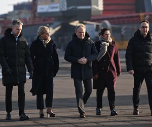 Donald Tusk i Dariusz Klimczak odwiedzili Port Gdańsk