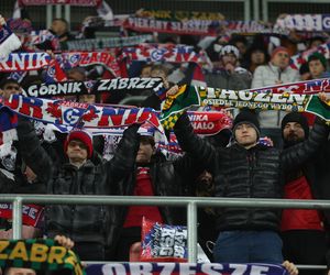 Kibice na meczu Górnik Zabrze - Lech Poznań