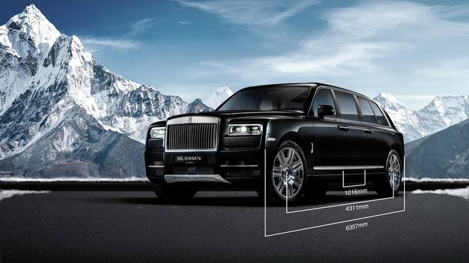 Opancerzony Rolls-Royce Cullinan - tuning firmy Klassen