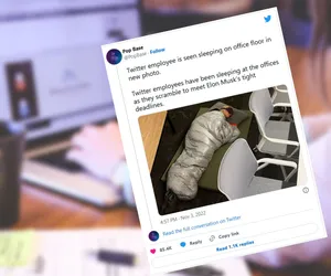 Tak się pracuje u Elona Muska. Zdjęcie śpiącej pracownicy w biurze wywołało spore oburzenie 