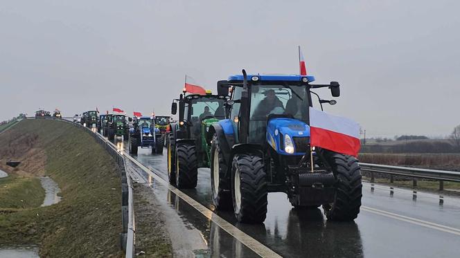 Protest rolników z Podkarpacia w Przeworsku