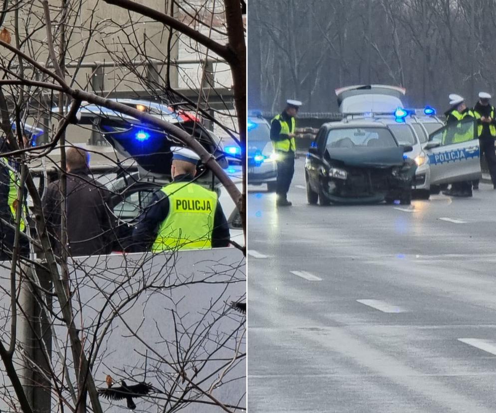 Nissanem huknął w bariery na Wisłostradzie. On był po metaamfetaminie, jego pasażera poszukiwała policja