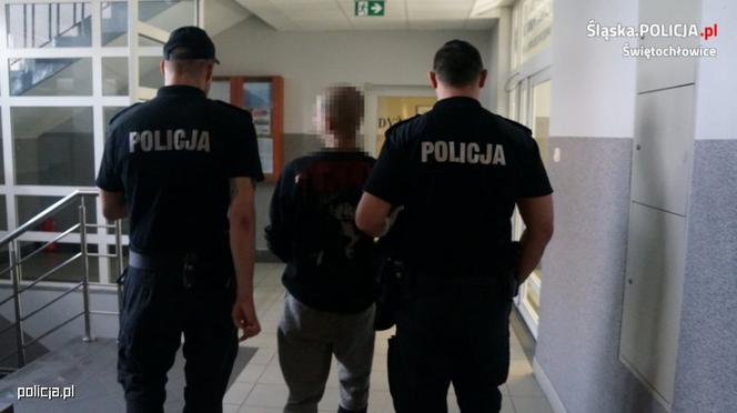 Policyjny pościg - radiowóz zepchnął Mazdę do rowu