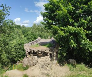 Zwalony most w Grądach Kruklaneckich