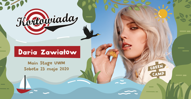 Daria Zawiałow na Kortowiadzie