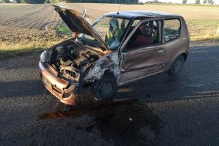 Wypadek na trasie Debrzno - Cierznie