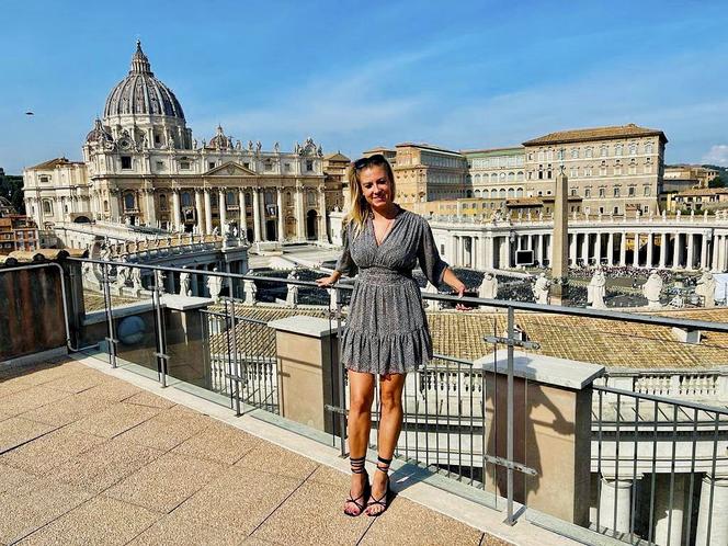 Magdalena Wolińska-Riedi z TVP - jej mąż był ochroniarzem papieży