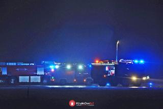 Awaryjne lądowanie samolotu w Krakowie-Balicach