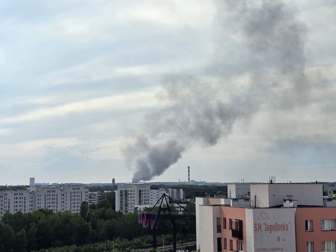 Pożar w Siemianowicach Śląskich