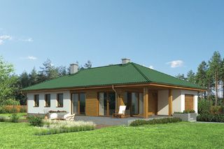 Domy z wjazdem od południa