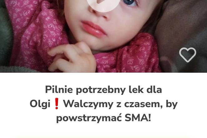 Olga przejdzie terapię genową